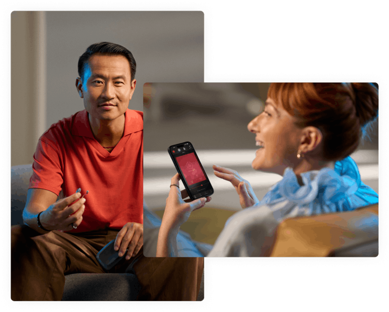 ReSound users connecting via the Smart 3D app