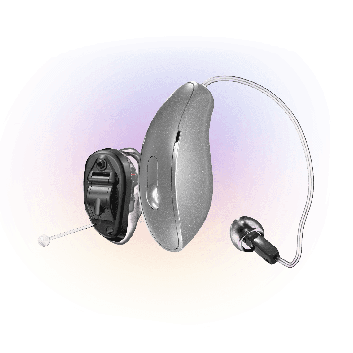 Starkey Omega AI receiver-in-canal and custom in-ear hearing aids, fitted at Prairie Hearing Centre in Winnipeg